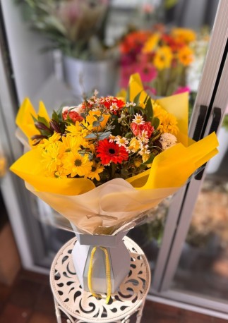 'Jude' Hand-Tied Aqua Bouquet