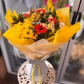 'Jude' Hand-Tied Aqua Bouquet